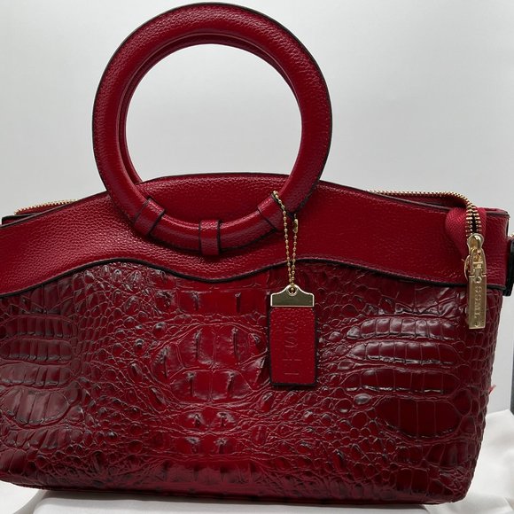 SSMI Croc Embossed handbag Shishang Meili - Picture 2 of 6